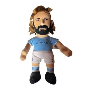 Bleacher Creatures NYCFC Andrea Pirlo Plush Soccer #21 Light Blue 10"